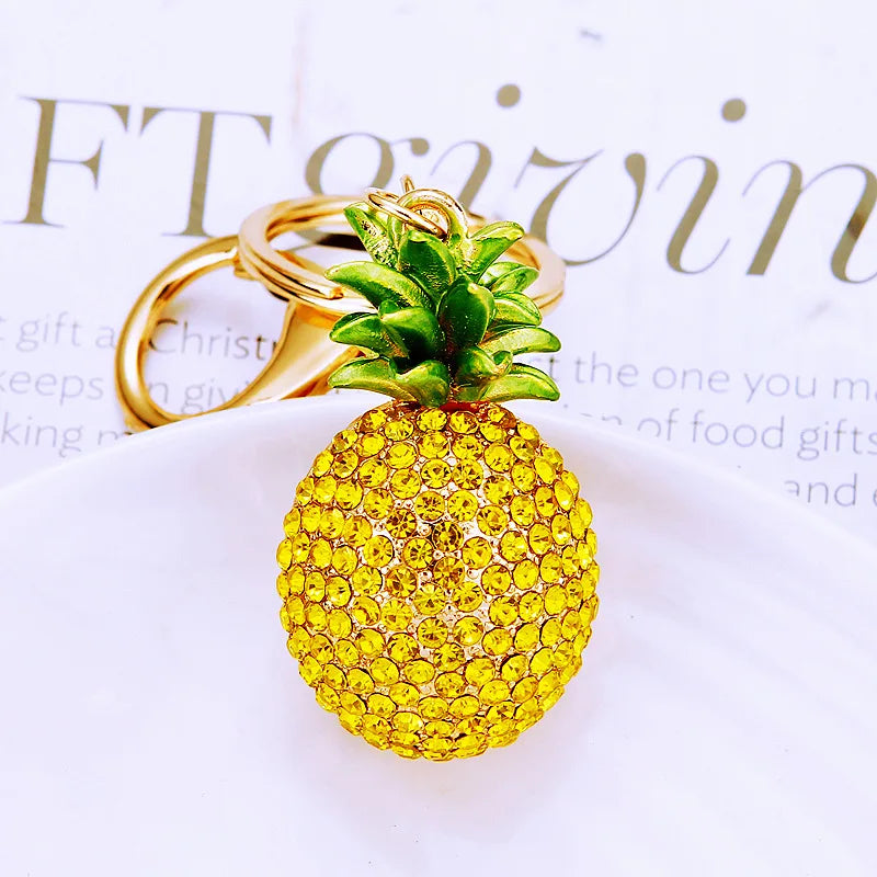Rhinestone Alloy Key Rings