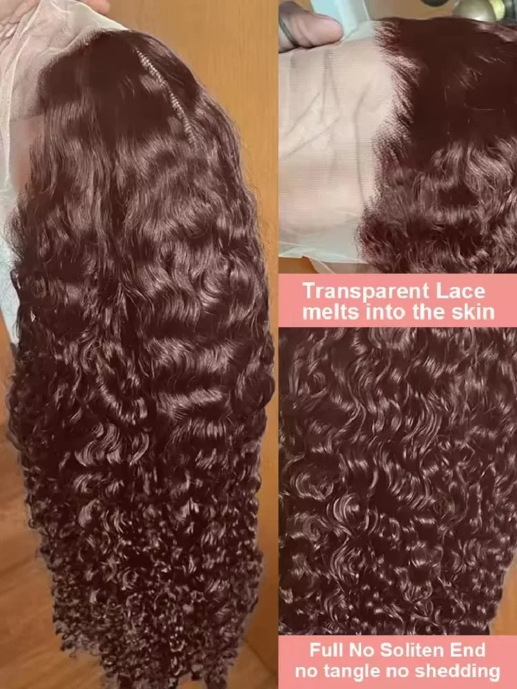 Chocolate Brown Lace Front Wigs 1