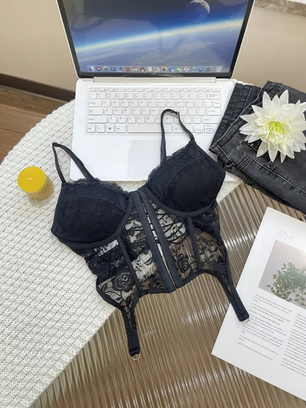 Lace Corset Top