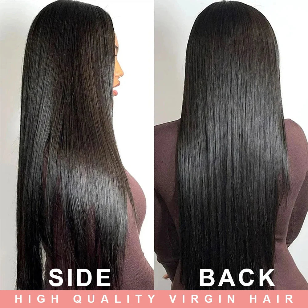 HD 13x6 Bone Straight Lace Front Human Hair Wig