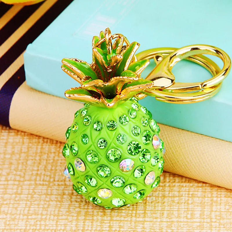 Rhinestone Alloy Key Rings