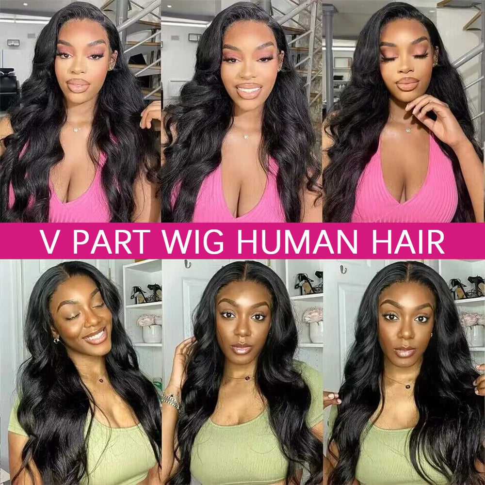 Body Wave V Part Wig