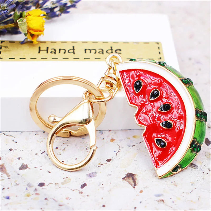 Rhinestone Alloy Key Rings