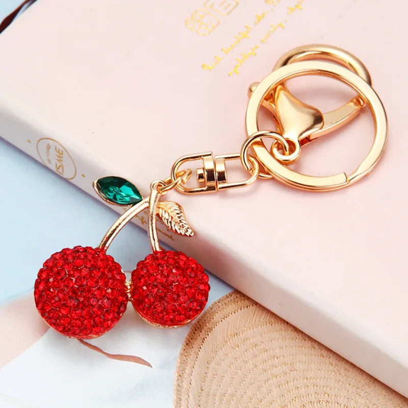 Rhinestone Alloy Key Rings