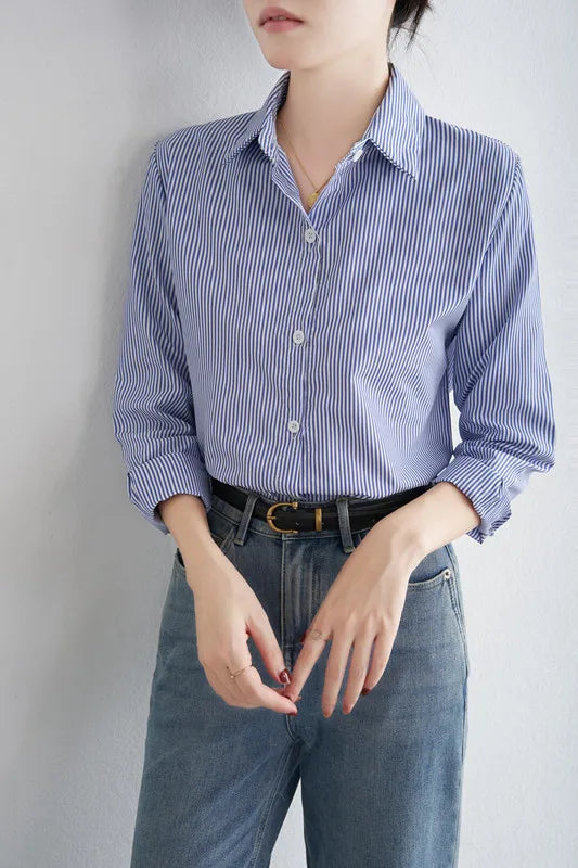 Blue Striped Shirt