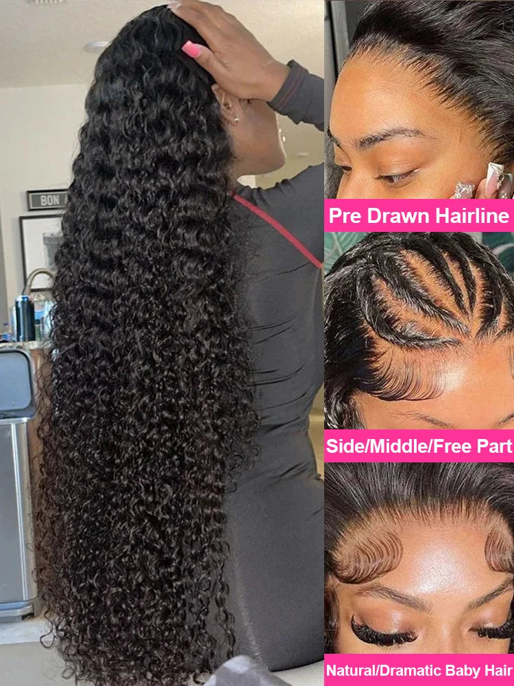 Deep Wave Frontal Wig