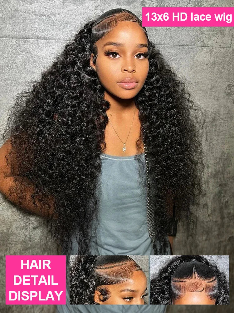 Deep Wave Frontal Wig
