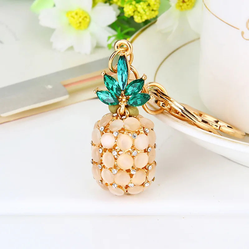 Rhinestone Alloy Key Rings