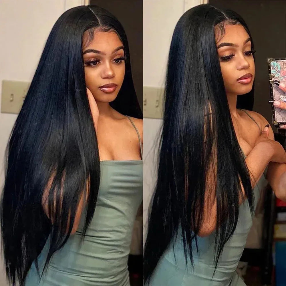 HD 13x6 Bone Straight Lace Front Human Hair Wig