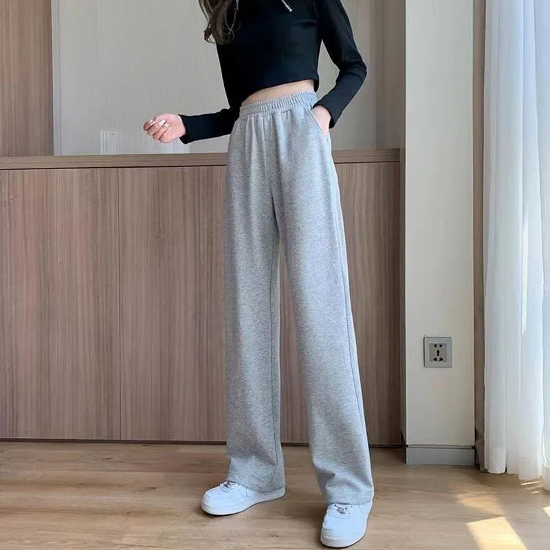 Black Gray Sweatpants
