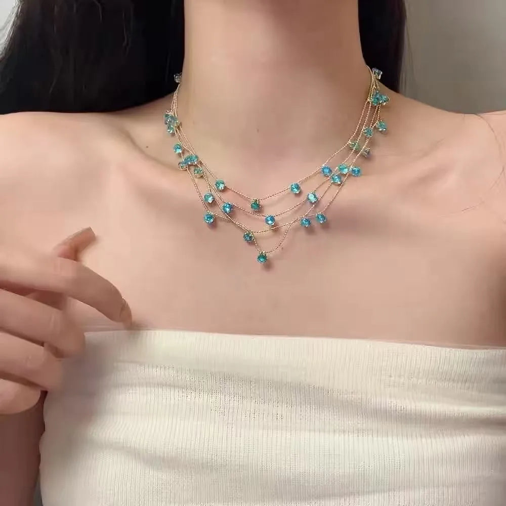 New Pearl Fringe Necklace