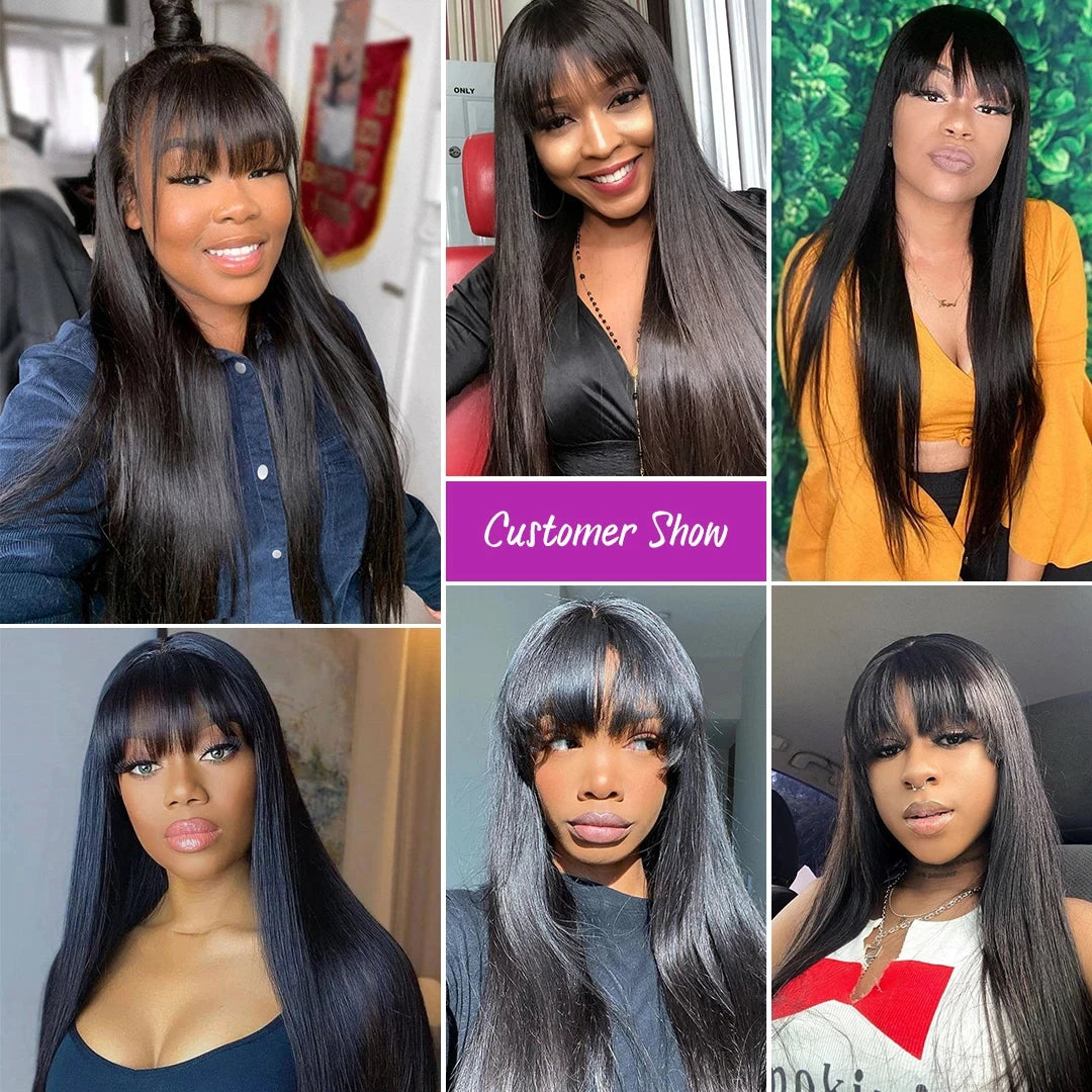 Straight Human Hair Wig