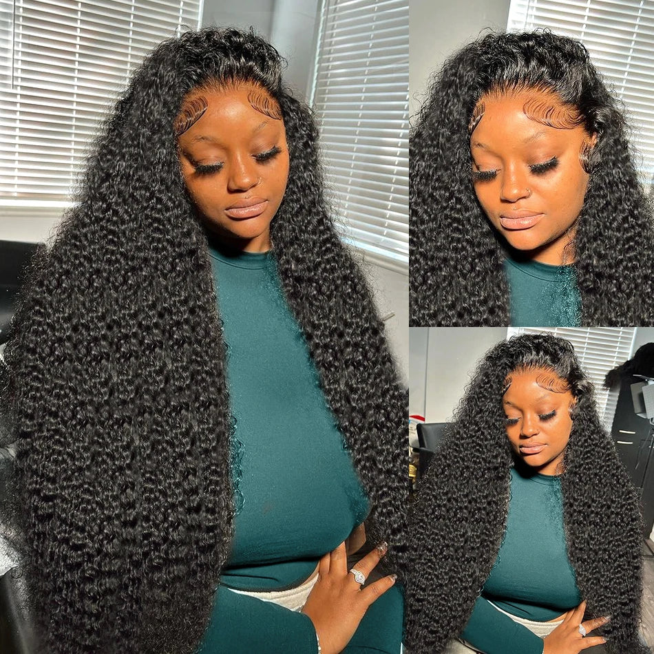 Water Wave Curly Lace Frontal Wigs