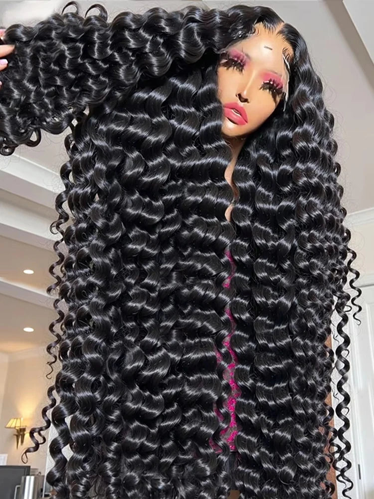 Water Wave Lace Frontal Wigs