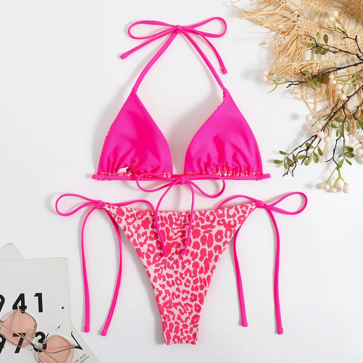 Mini Leopard Bikinis