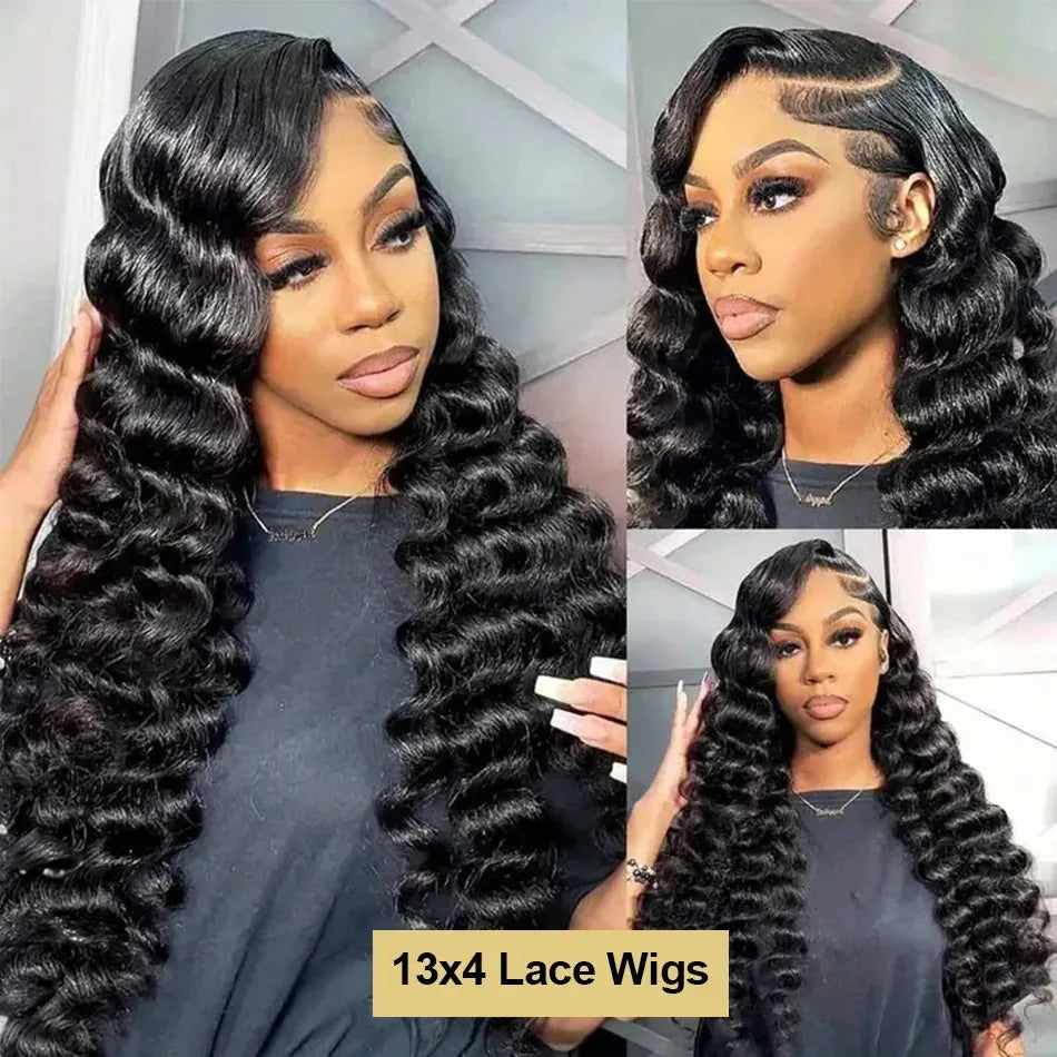 Water Wave Lace Frontal Wigs
