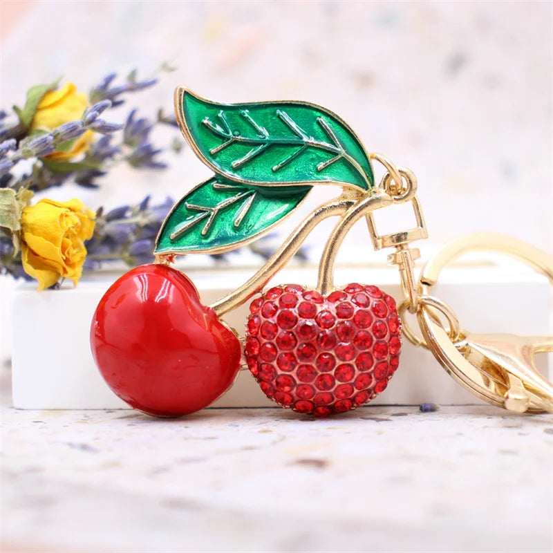 Rhinestone Alloy Key Rings