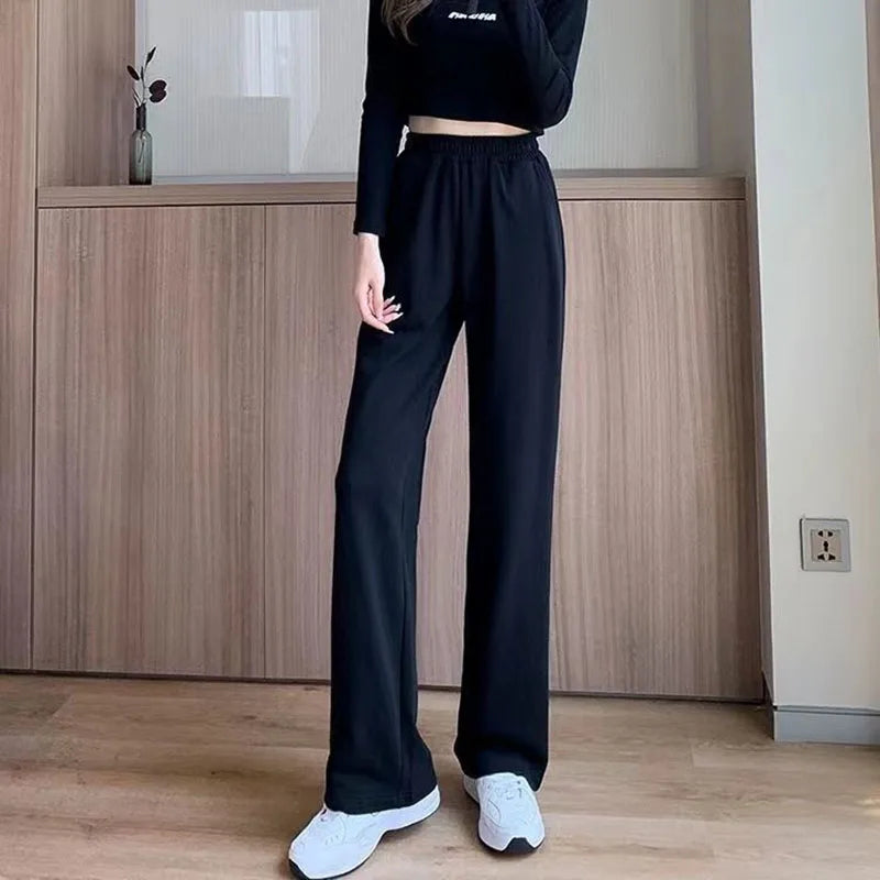 Black Gray Sweatpants