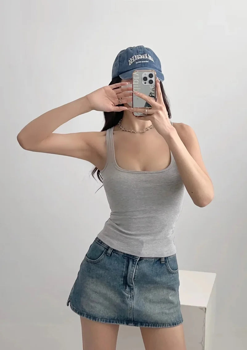 Square Neck Tank Top