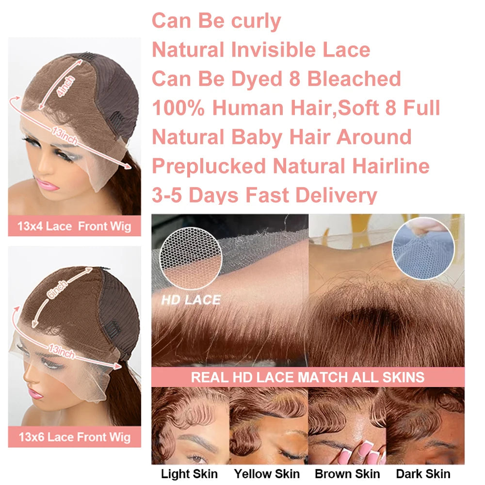 Brown Curly Human Hair