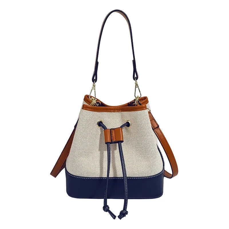 Canvas Bucket Bag
