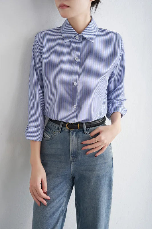 Blue Striped Shirt