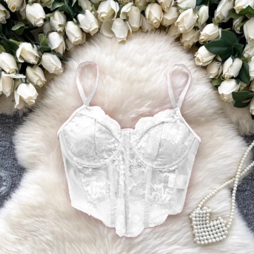 Elegant Hollow Lace Tops