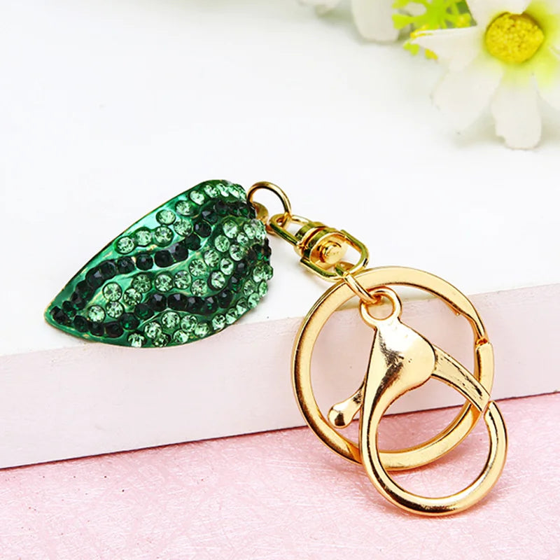 Rhinestone Alloy Key Rings