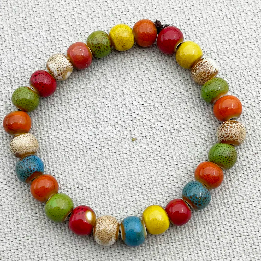 Ceramic Beads Retro Bracelet