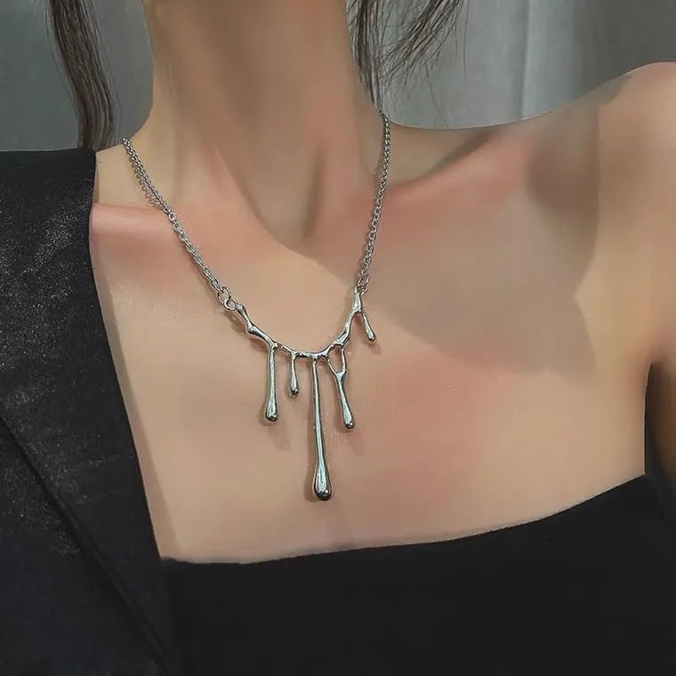 New Pearl Fringe Necklace