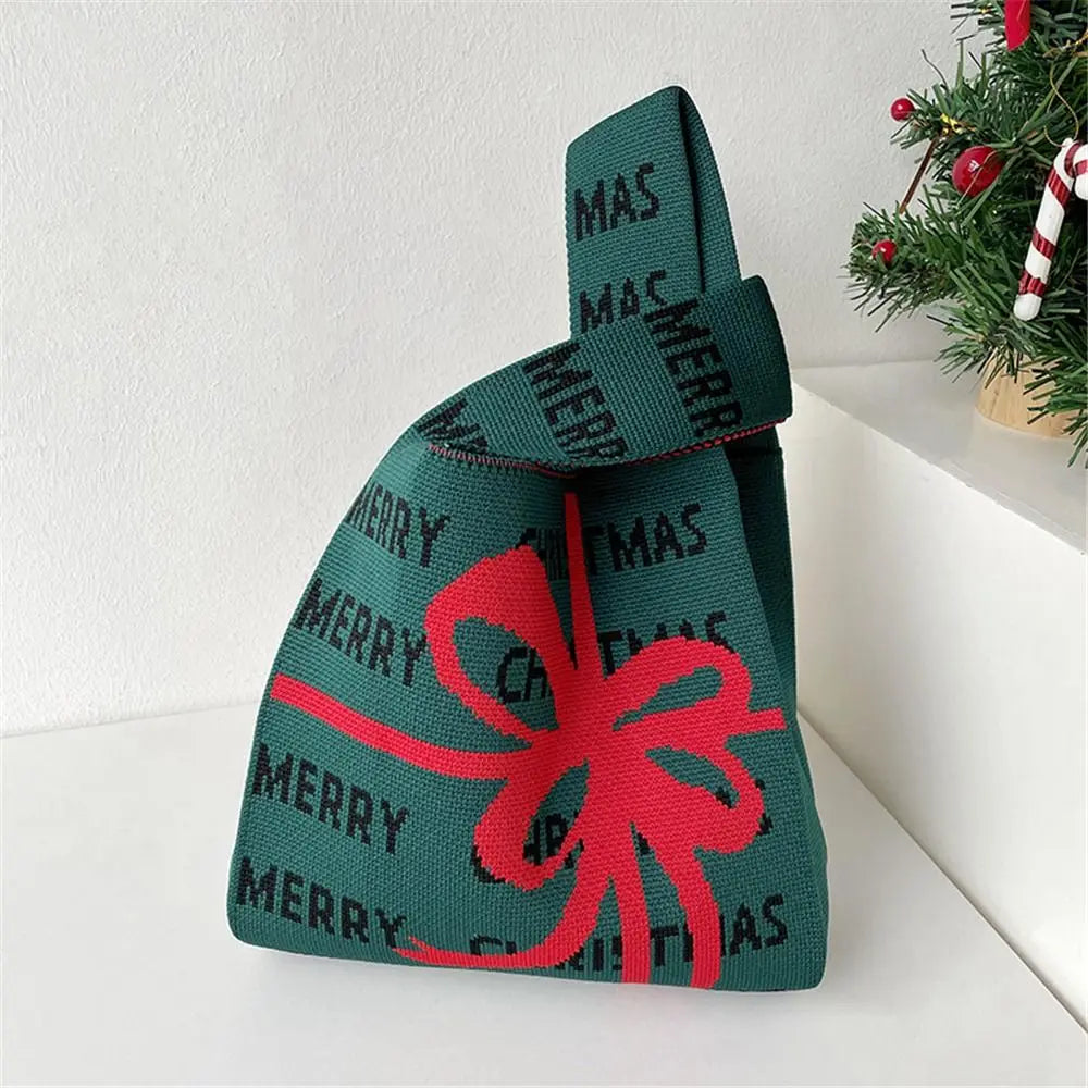 Christmas Handmade Knit Handbags