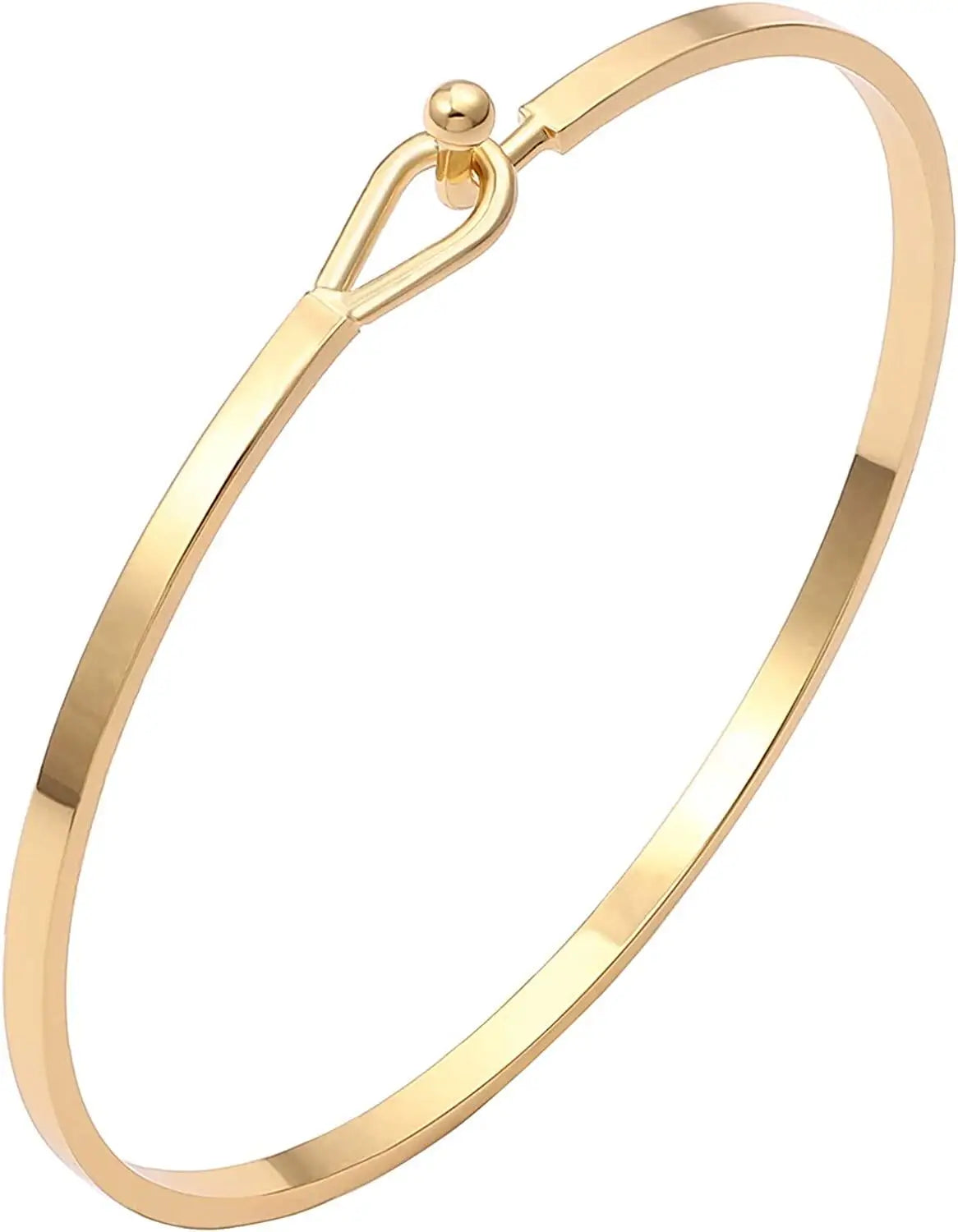 Thin Cuff Bangle Hook Bracelet