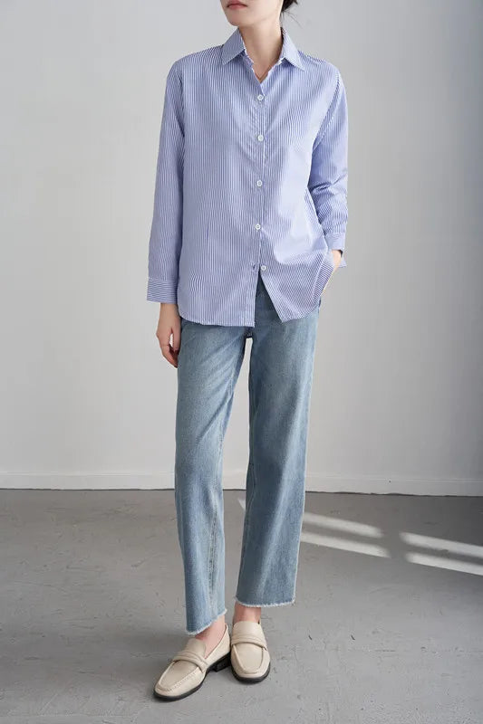 Blue Striped Shirt