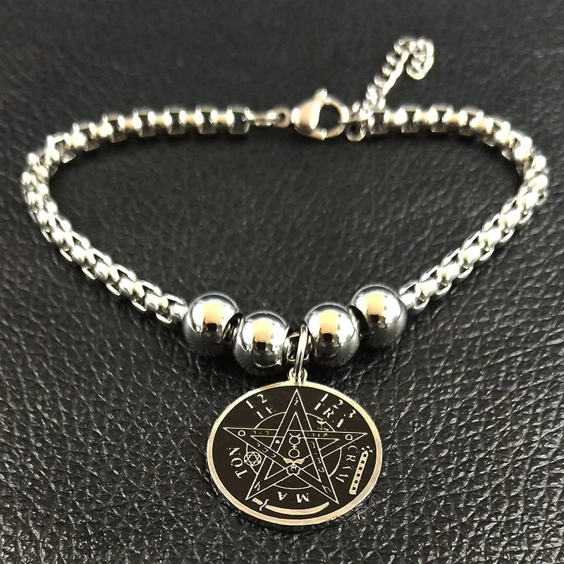 Tetragrammaton Stainless Steel Cuff