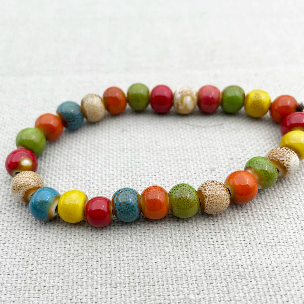 Ceramic Beads Retro Bracelet
