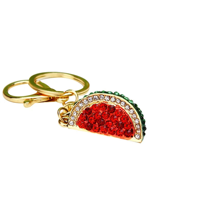 Rhinestone Alloy Key Rings