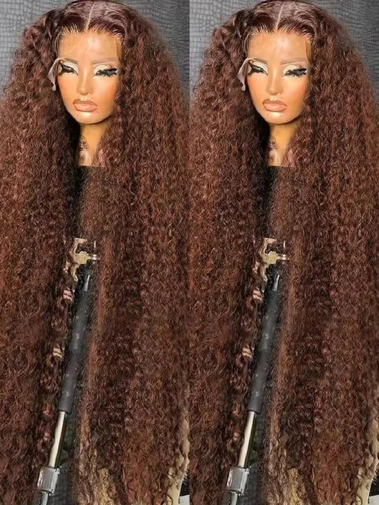 Chocolate Brown Lace Front Wigs 1