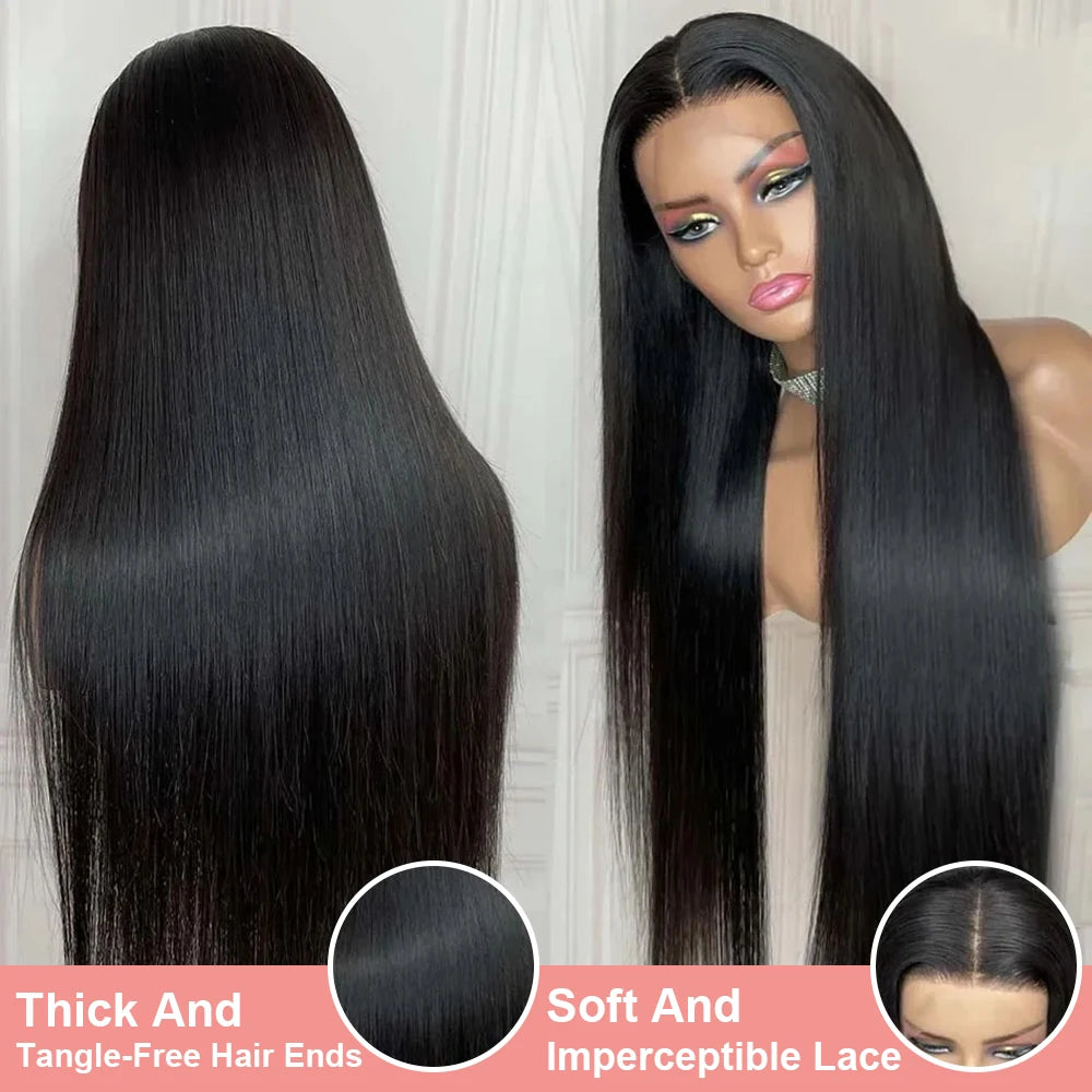 HD 13x6 Bone Straight Lace Front Human Hair Wig