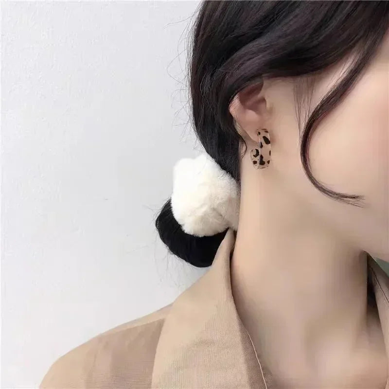 Acrylic Hoop Earrings