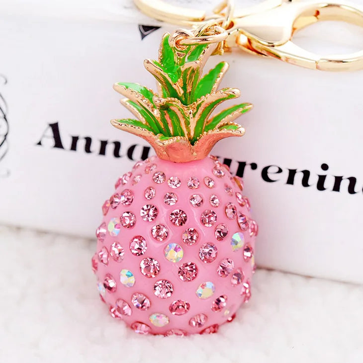 Rhinestone Alloy Key Rings