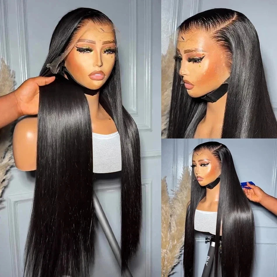 HD 13x6 Bone Straight Lace Front Human Hair Wig