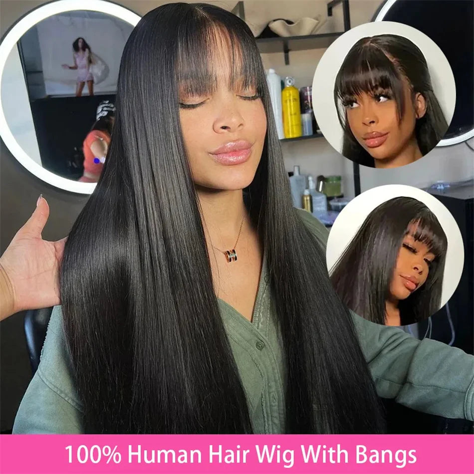 Straight Human Hair Wig
