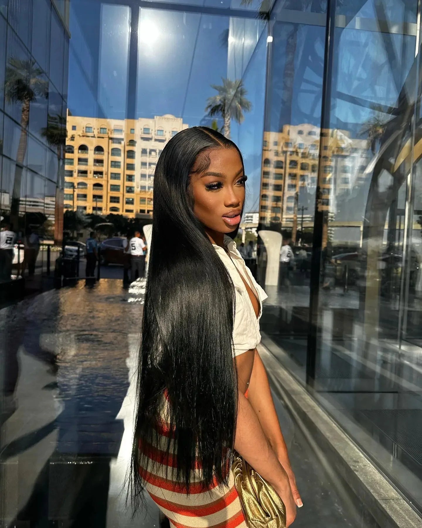 HD 13x6 Bone Straight Lace Front Human Hair Wig