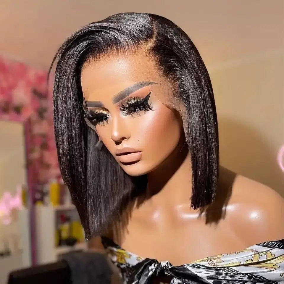 Vietnam Bone Straight bob Wigs,