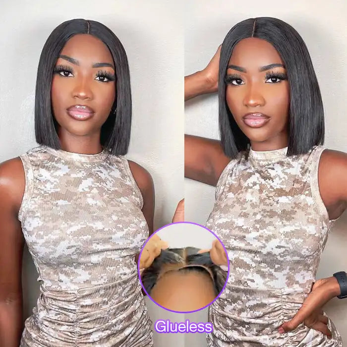Vietnam Bone Straight bob Wigs,