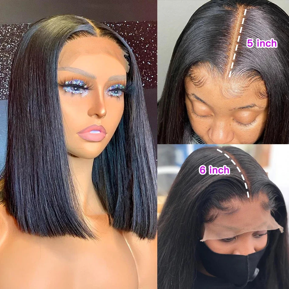 Vietnam Bone Straight bob Wigs,