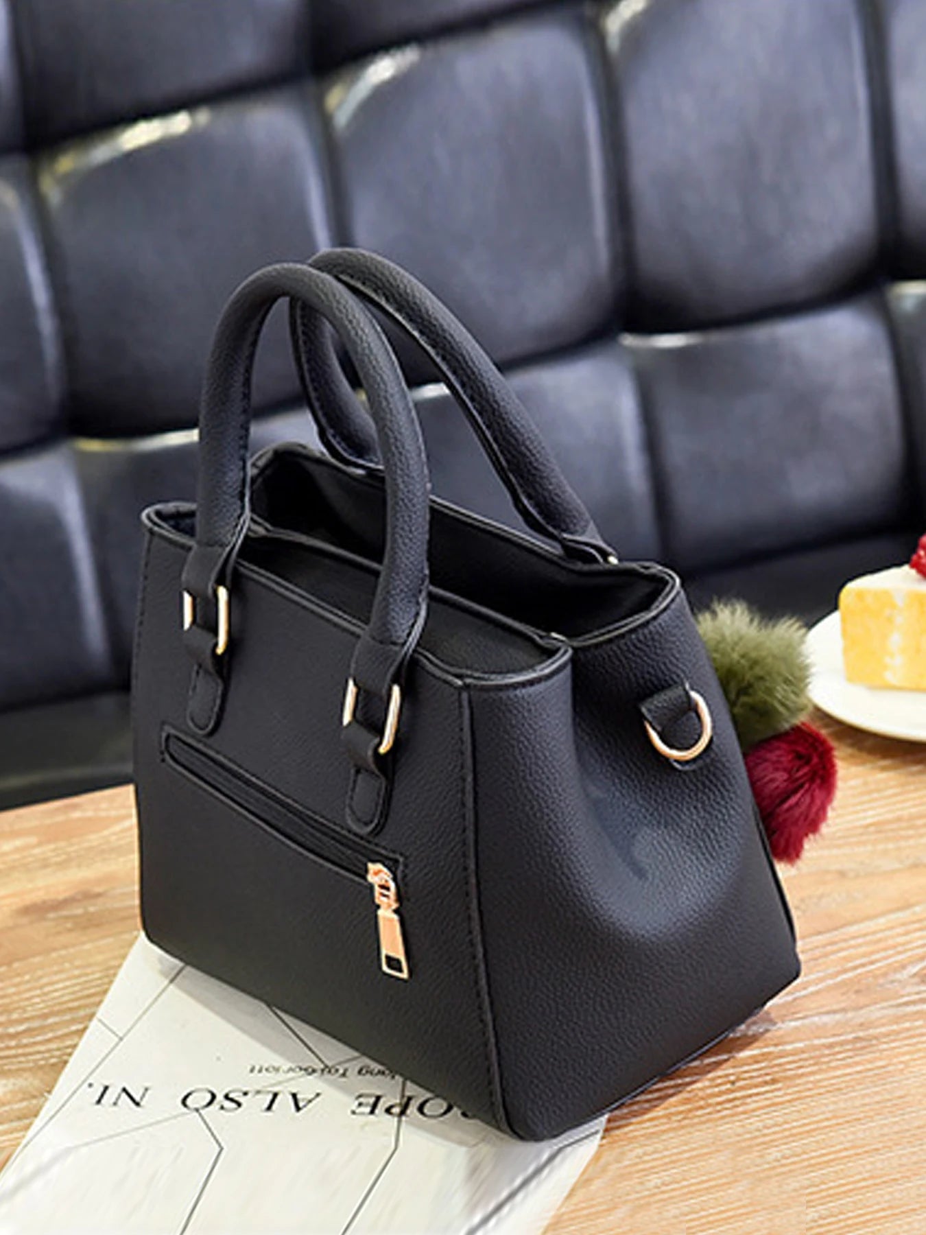 PU Leather Ladies HandBags Women Vintage Purse