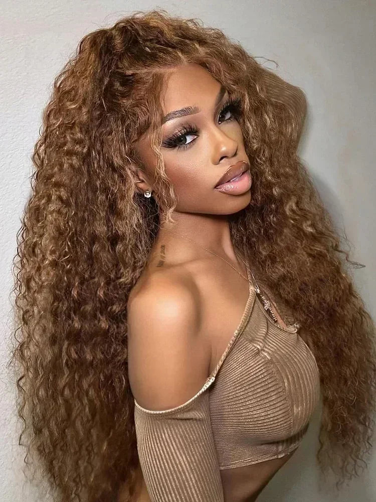 Ombre Deep Wave HD Lace Front Wigs