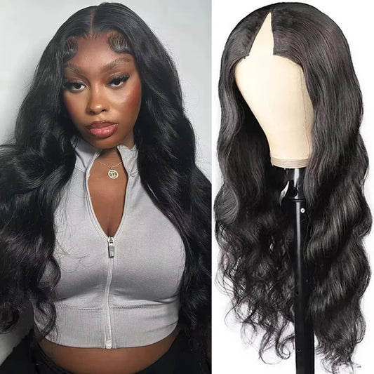 Machine Made V Shape Wigs