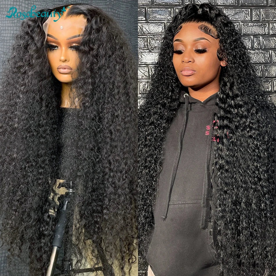 Water Wave Curly Lace Frontal Wigs
